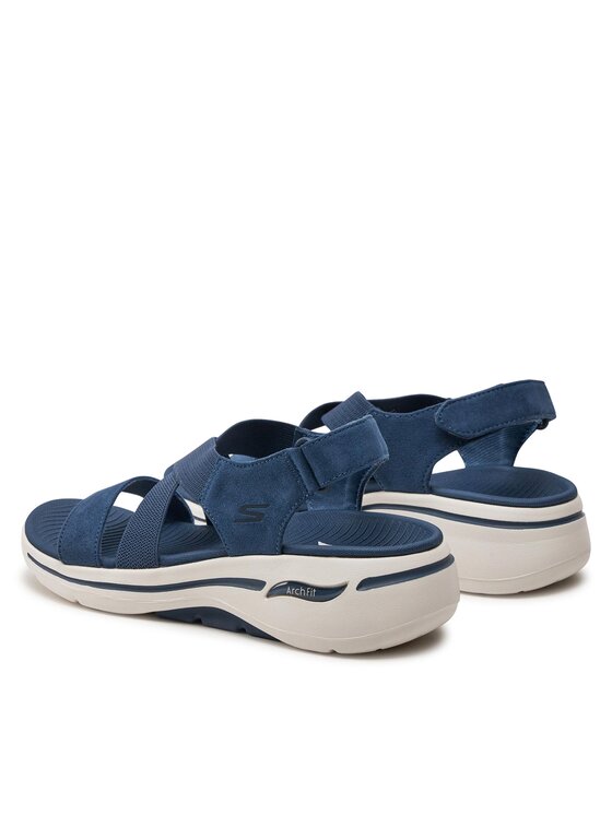 Skechers Босоніжки Skechers Go Walk Arch Fit Sandal-Treasured 140257/NVY Cиній