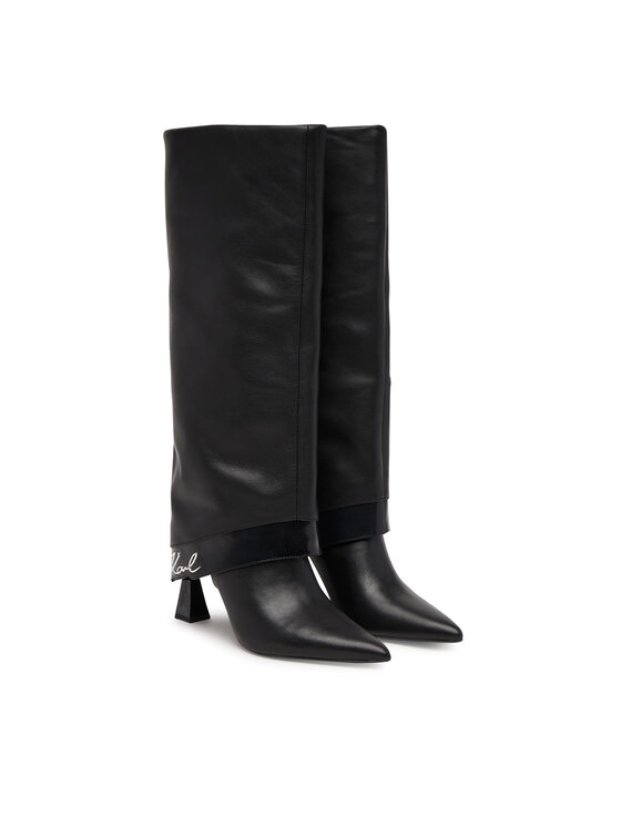 KARL LAGERFELD Чоботи KARL LAGERFELD KL32081 Чорний