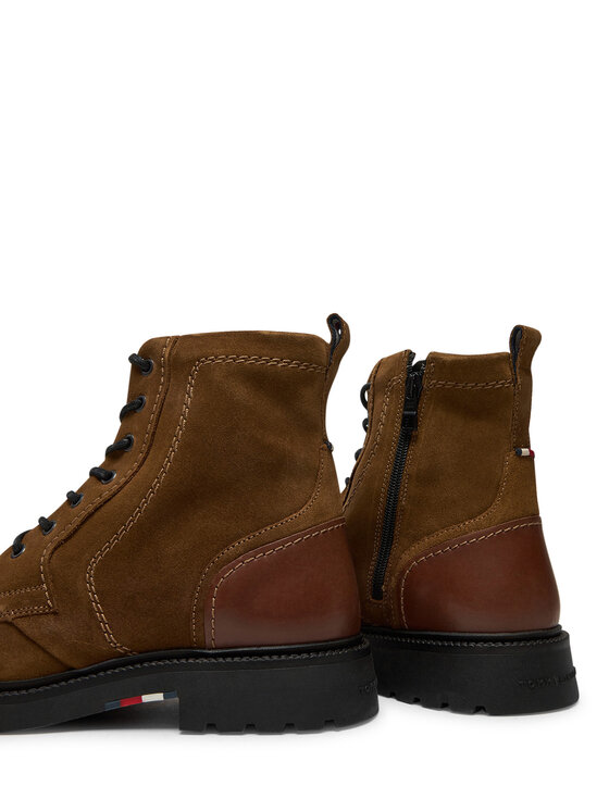 Tommy Hilfiger Kozaki Tommy Hilfiger FM0FM05105 Brązowy