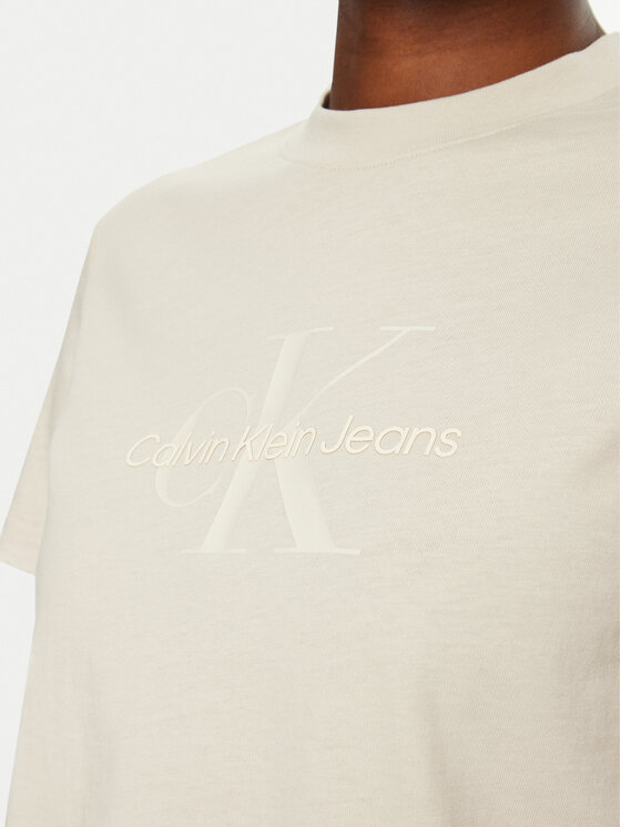 Calvin Klein Jeans Calvin Klein Jeans T-shirt J20J224983 Beige Regular Fit