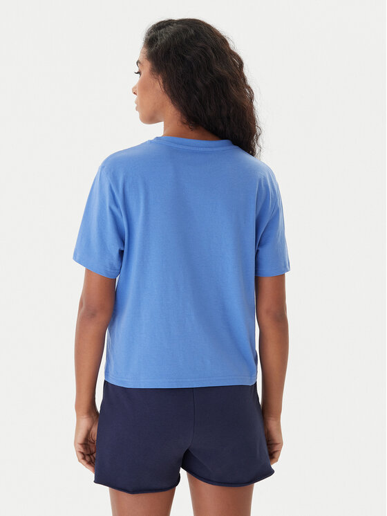 Kappa Kappa Camiseta Frega 351M1KW Turquesa Regular Fit