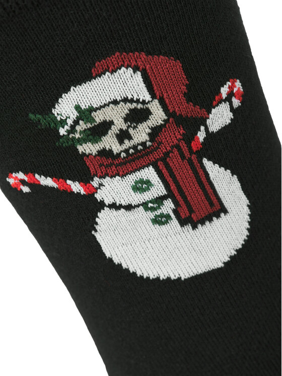Jack & Jones Jack & Jones Набір боксерські шорти та шкарпетки Snow Skulls Giftbox 12285138 Чорний