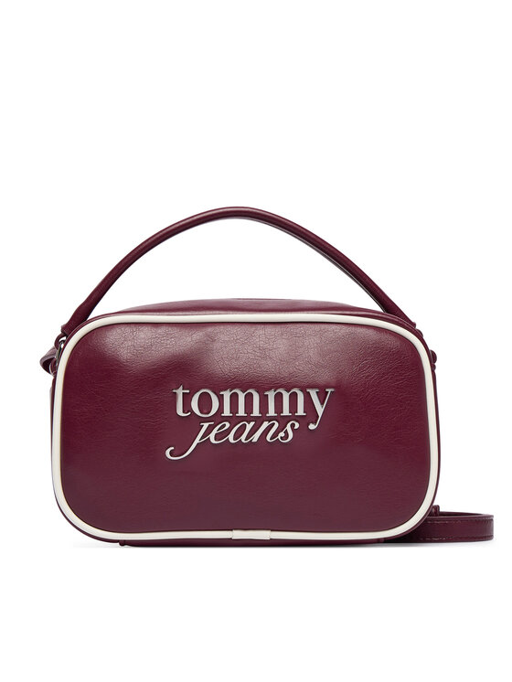 Tommy Jeans Τσάντα Tommy Jeans Tjw Bold Script Camera Bag AW0AW19053 Μπορντό