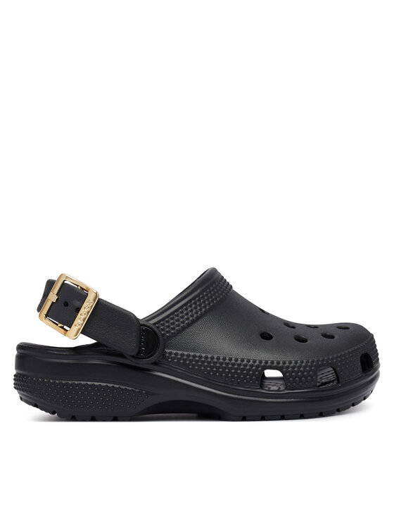 Crocs Шльопанці Crocs Classic Metallic Buckle Clog K 214228 Чорний