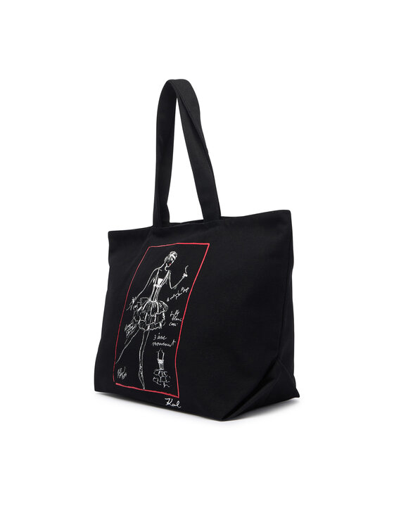 KARL LAGERFELD Torbica KARL LAGERFELD B3W50060 Crna