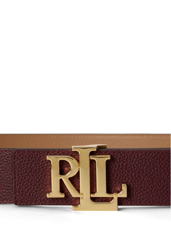 LAUREN RALPH LAUREN Pas LAUREN RALPH LAUREN 412P06813003 Bordo rdeča