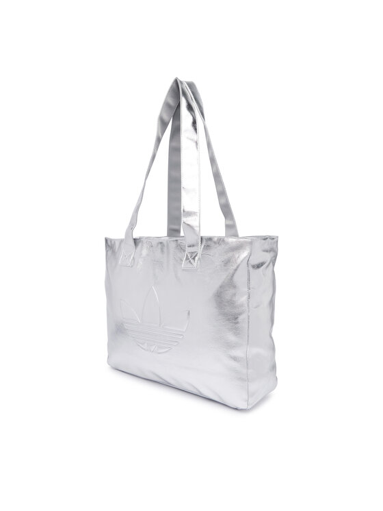 adidas Сумка adidas Shopper Metallic Pu Bag KR1566 Срібний