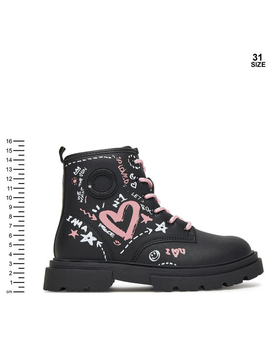 Primigi Trapper stila apavi Primigi AVANT-8977022 Melns