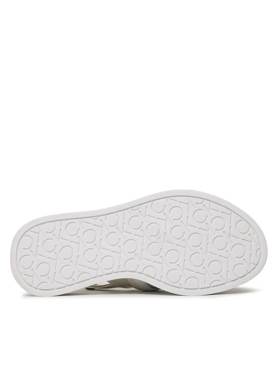 Calvin Klein Szandál Calvin Klein Dress Wedge Sandal HW0HW01605 Fehér