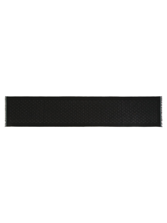 Calvin Klein Szal Calvin Klein Monogram Woven Scarf 35x180 Czarny