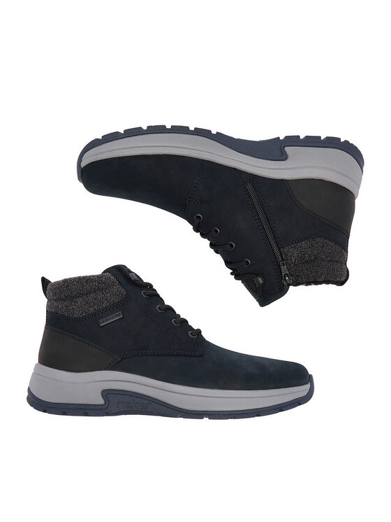 Rieker Šnurovacia obuv Rieker CEO-11004-14 Tmavomodrá