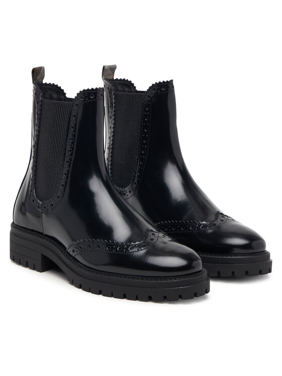 Barbour Kotníková obuv s elastickým prvkem Barbour Fawne LFO0813BK71 Černá