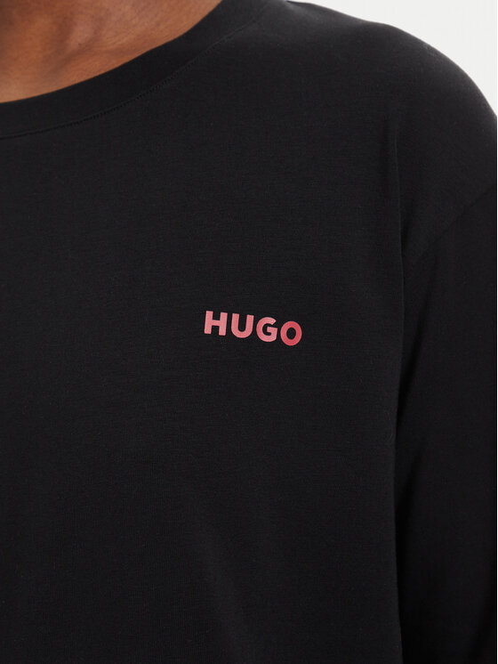 HUGO HUGO Pizsamablúz 50555632 Fekete Regular Fit