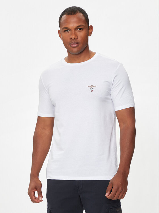 Aeronautica Militare Aeronautica Militare Футболка AM1UTI001 Білий Regular Fit