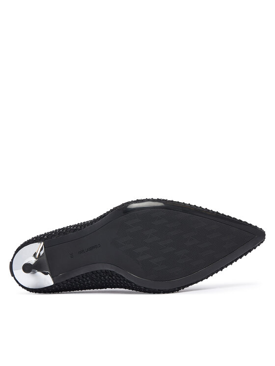 KARL LAGERFELD Pantofi cu toc subțire KARL LAGERFELD Sarabande KL30977 Negru