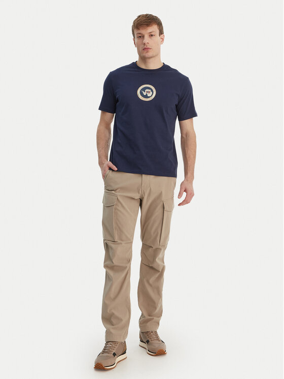 Napapijri Napapijri Camiseta S-Phos NP0A4G5A Azul marino Relaxed Fit
