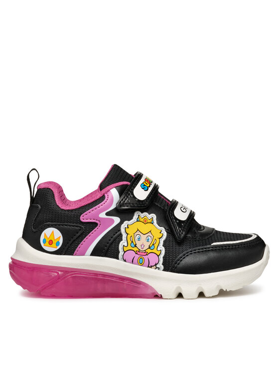 Geox Sneakersy Geox J Ciberdron Girl J46LPA 054FU C0922 DD Čierna