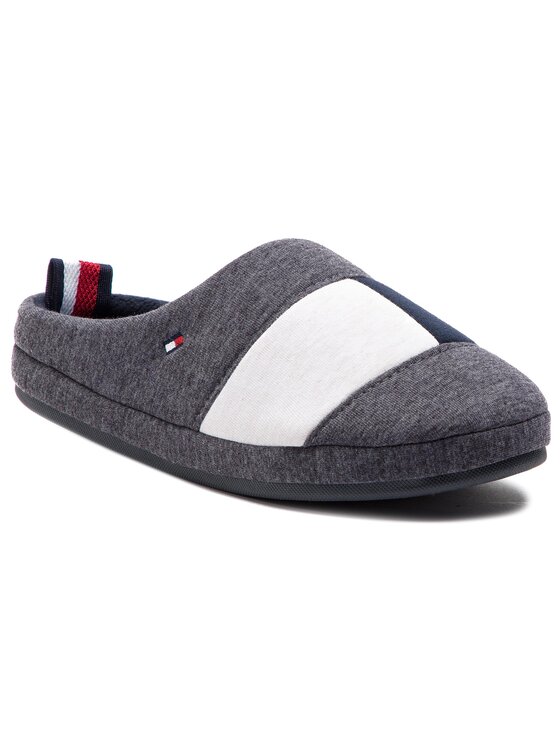 Tommy Hilfiger Papucs Tommy Hilfiger Flag Homeslipper FM0FM02178 Szürke
