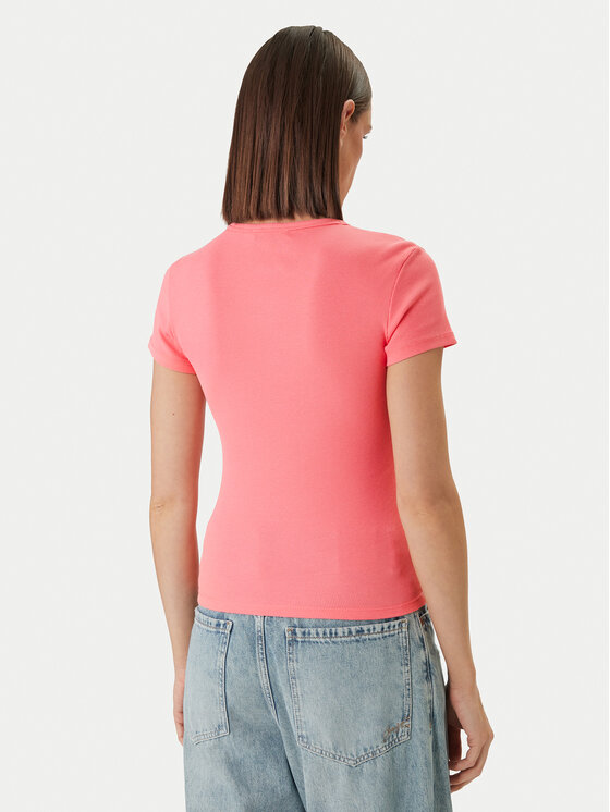 Tommy Jeans Tommy Jeans Camiseta DW0DW17383 Rosa Slim Fit