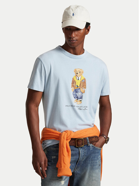 Polo Ralph Lauren Polo Ralph Lauren Camiseta 710P07347001 Celeste Regular Fit