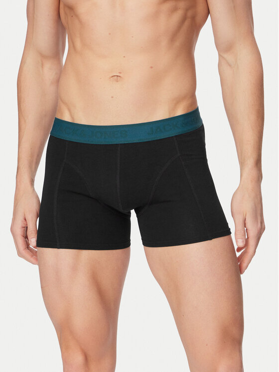 Jack & Jones Jack & Jones Conjunto de calzoncillos boxer Solid 12294699 Negro