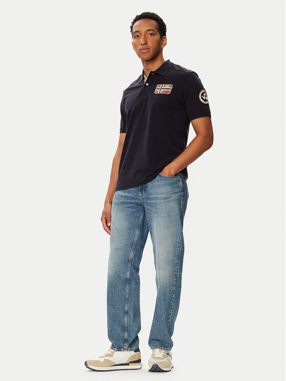Napapijri Napapijri Polo Polo Ss NP0A8BLH Azul marino Regular Fit