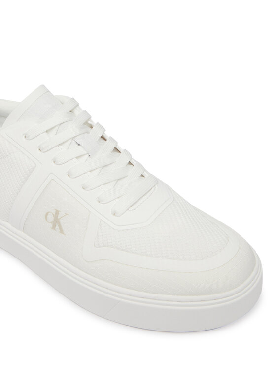Calvin Klein Superge Calvin Klein Classic Cups Laceup Knit HM0HM02130 Bela