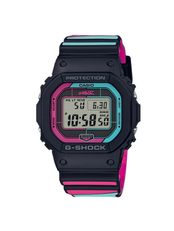 G-Shock Zegarek G-Shock GORILLAZ GW-B5600GZ-1ER Czarny