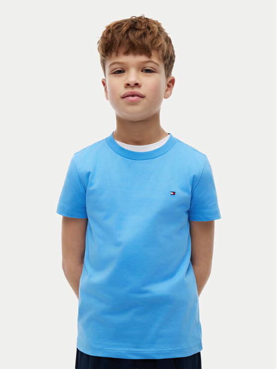 Tommy Hilfiger Tommy Hilfiger Camiseta Essential KB0KB06879 D Azul claro Regular Fit