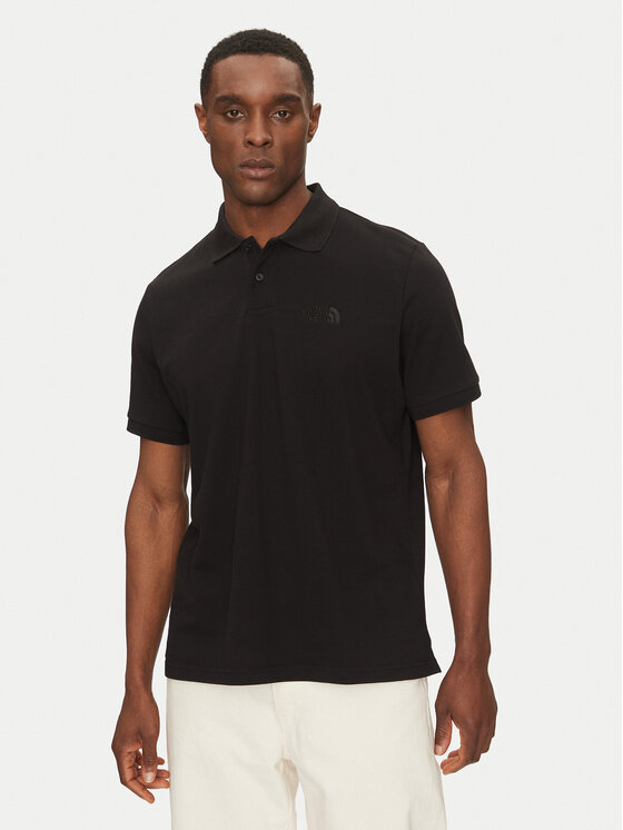 The North Face The North Face Polo majica Essential NF0A8C1P Črna Regular Fit
