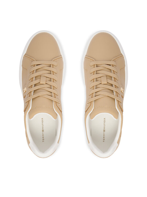 Tommy Hilfiger Snīkeri Tommy Hilfiger Th Chic Platform FW0FW09396 Brūns