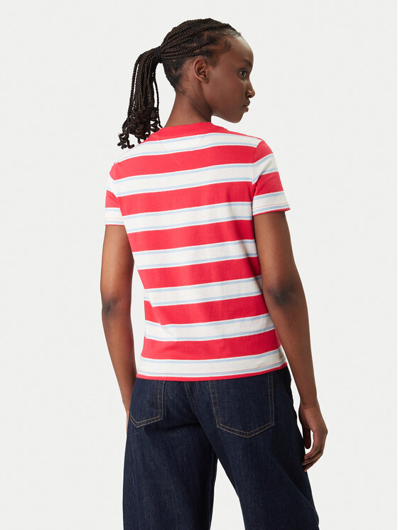 Tommy Jeans Tommy Jeans Camiseta DW0DW21834 Rojo Regular Fit