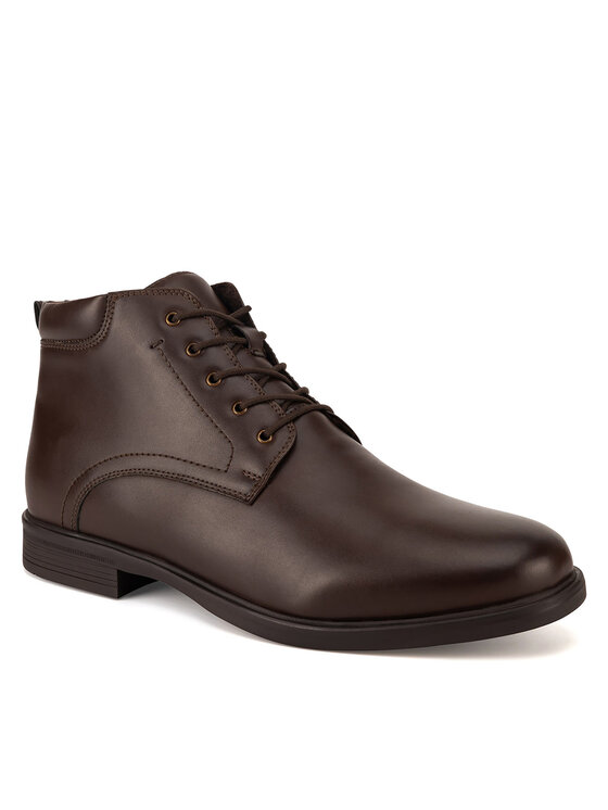 Lanetti Šnurovacia obuv Lanetti DURAIN-03S MI08 Hnedá