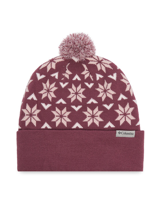 Columbia Zestaw czapka i rękawiczki Columbia Snowflake 2180781 Różowy ciemny