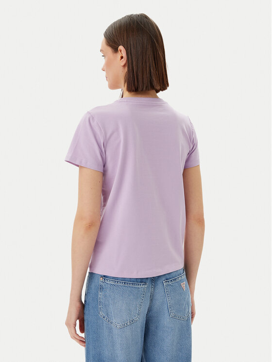 Guess Jeans Guess Jeans Футболка W5GI26 J1314 Фіолетовий Regular Fit