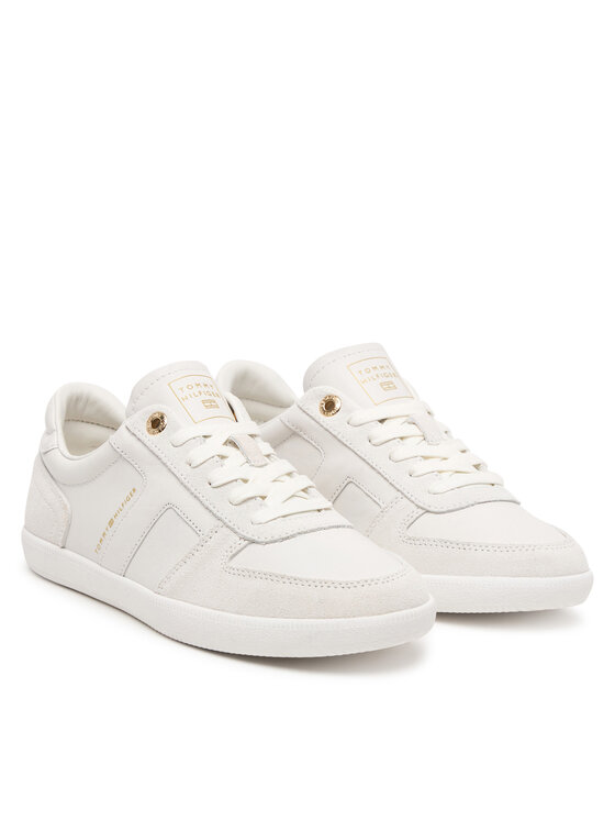 Tommy Hilfiger Sneakers Tommy Hilfiger Th Tribeca Sneaker Premium FW0FW09483 Crem
