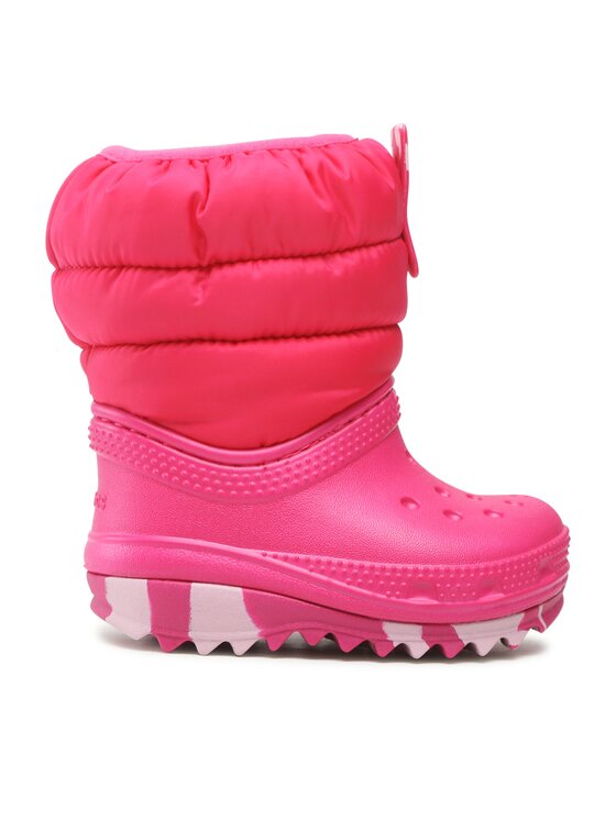 Crocs Sniega zābaki Crocs Classic Neo Puff Boot T 207683 Rozā