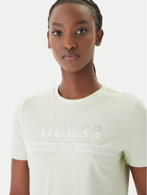 Guess Guess Camiseta V6GI07 K2968 Verde Regular Fit