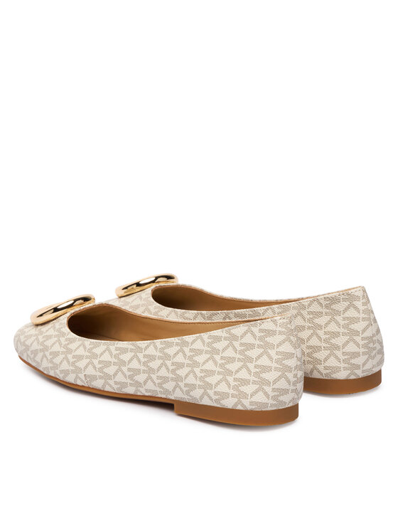 MICHAEL Michael Kors Balerina MICHAEL Michael Kors Milan Flex Ballet 40F5MLFP1B Ekru