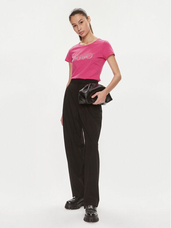 Liu Jo Liu Jo Футболка VA4216 JS923 Рожевий Regular Fit