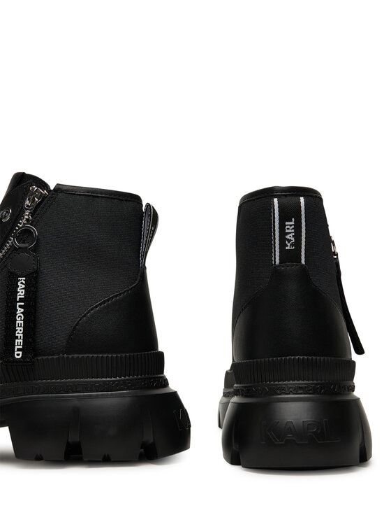 KARL LAGERFELD Turistická obuv KARL LAGERFELD KL43543 Černá