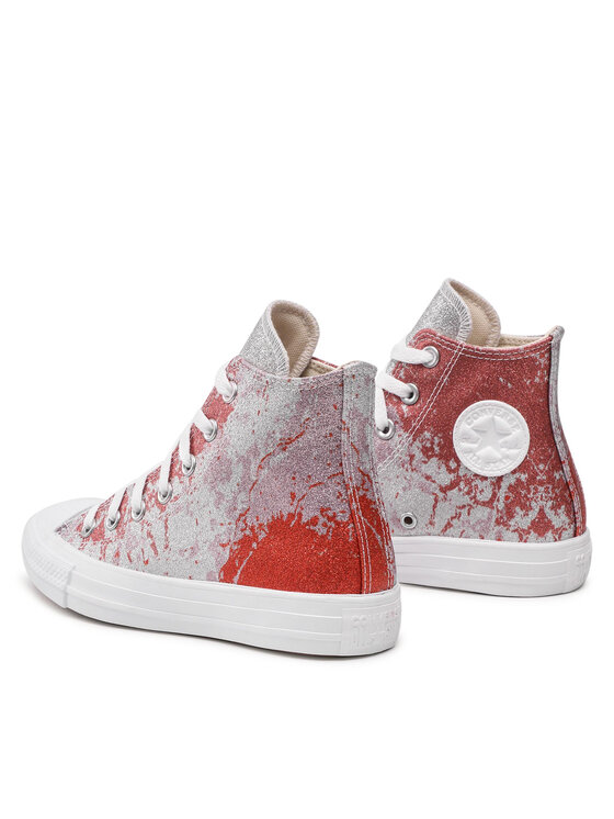 Converse Tenisice Converse Ctas Hi 571375C Srebrna