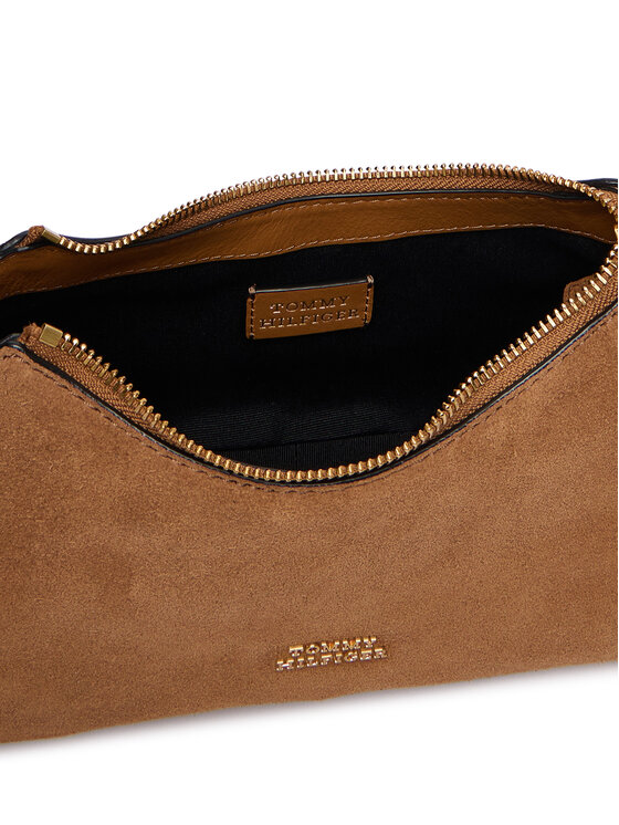 Tommy Hilfiger Borsetta Tommy Hilfiger Th Statement Mini Should Bag Sue AW0AW18823 Marrone