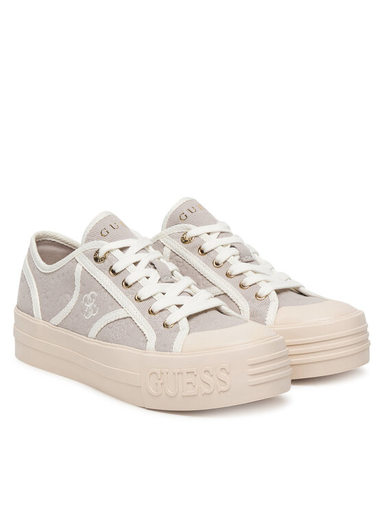 Guess Кеди Guess FLPISS FAL12 Бежевий