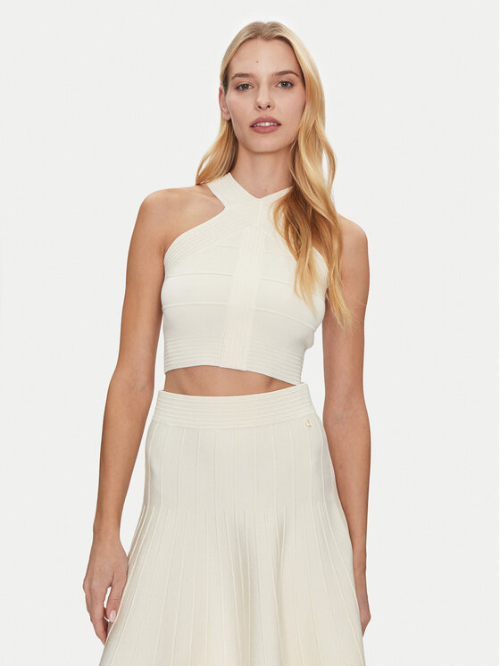 Guess Guess Топ W5GR32 Z2XY0 Білий Regular Fit