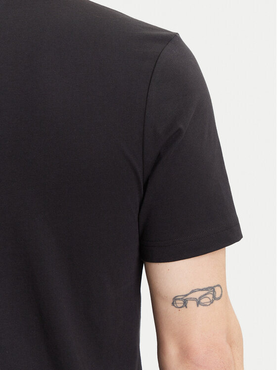 Tommy Hilfiger Tommy Hilfiger Camiseta Stack MW0MW39355 Negro Regular Fit