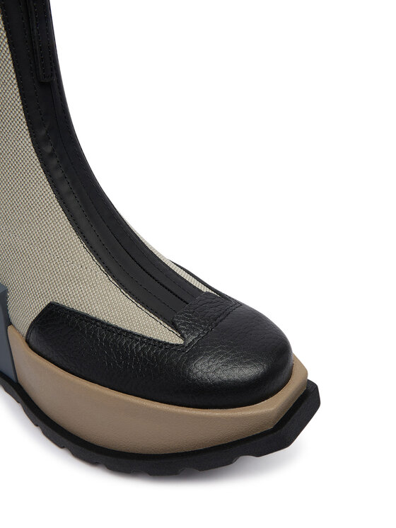 United Nude Боти United Nude Roko Bootie III 11044161165 Тъмнокафяв