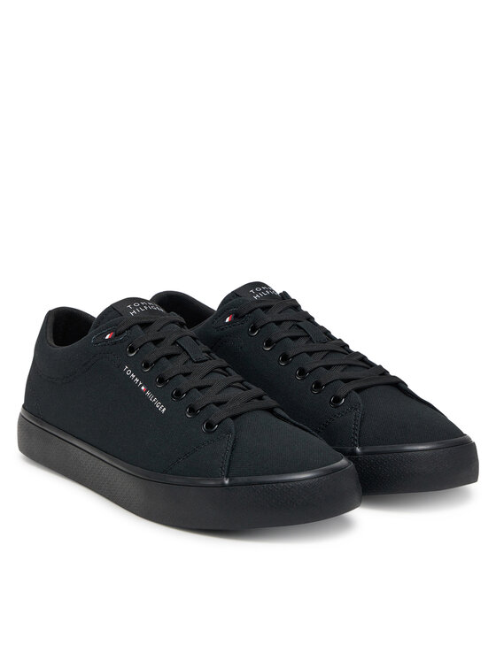 Tommy Hilfiger Tenisówki Tommy Hilfiger Hi Vulc Low Core Canvas FM0FM05396 Czarny