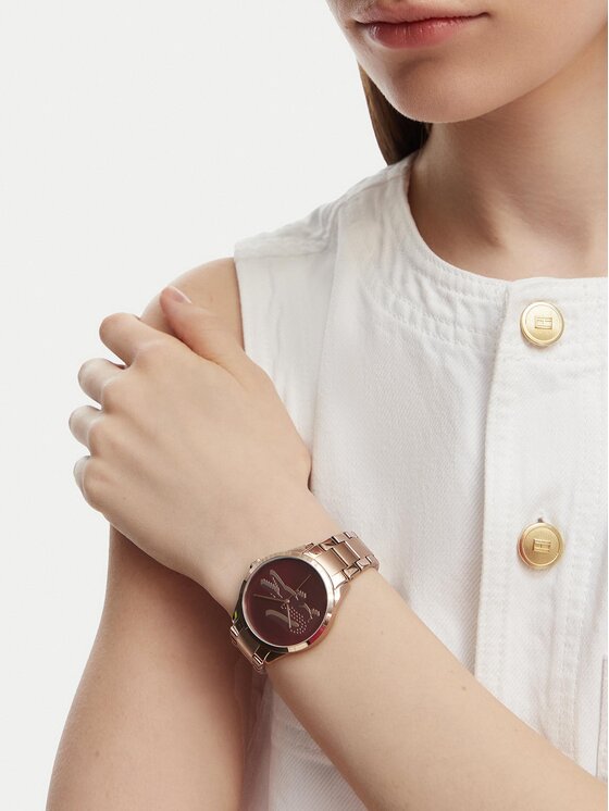 Lacoste Годинник Lacoste Ladycroc 2001191 Рожеве золото