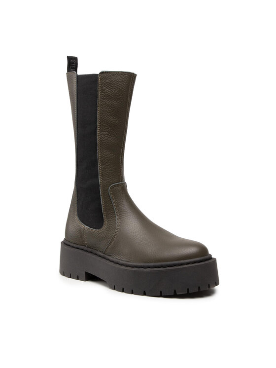 Steve Madden Боти Steve Madden Vivianne SM11001286-03001-DKH Зелен